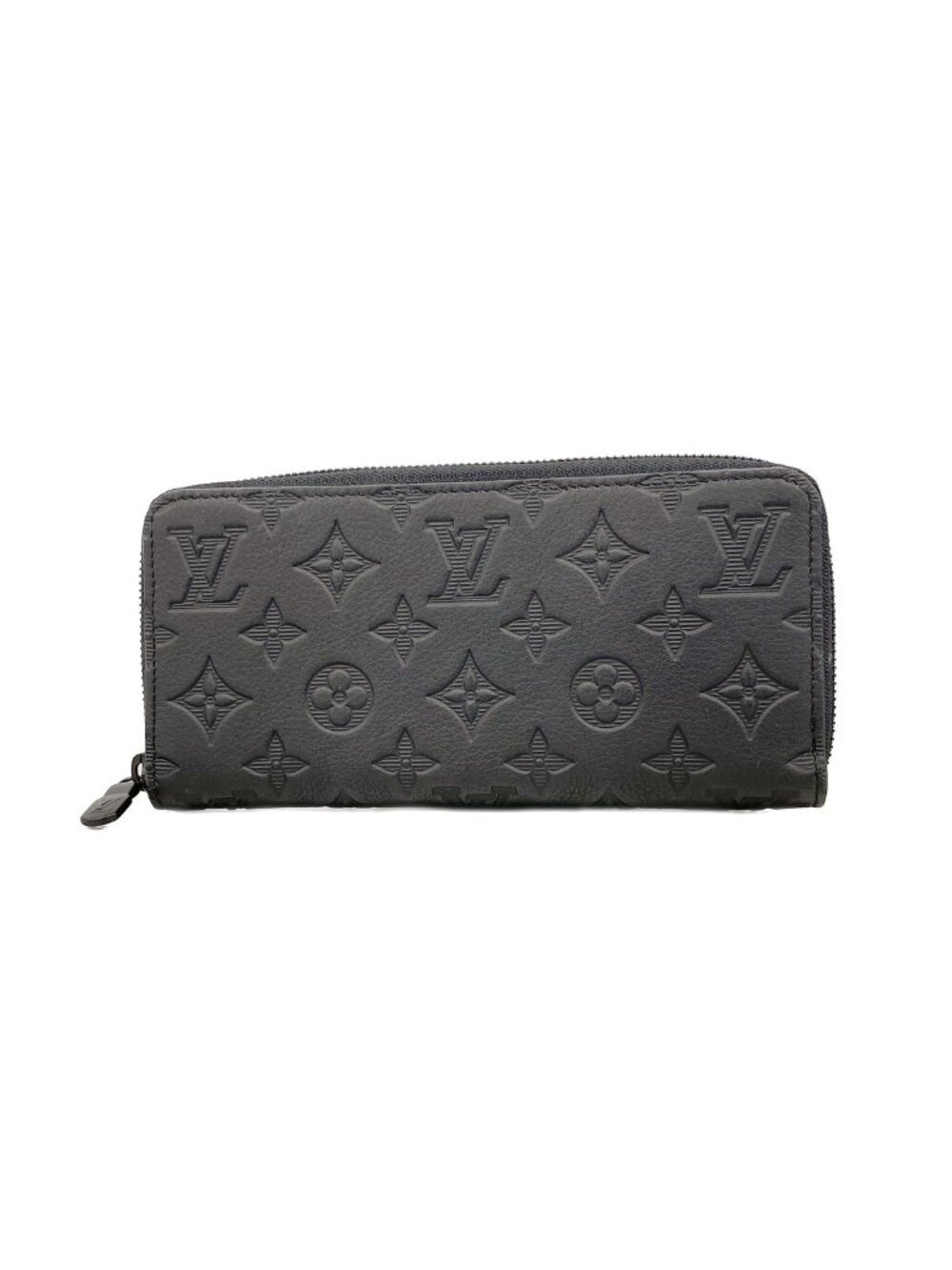 Louis Vuitton Wallet Monogram Shadow Zippy Horizontal Black
